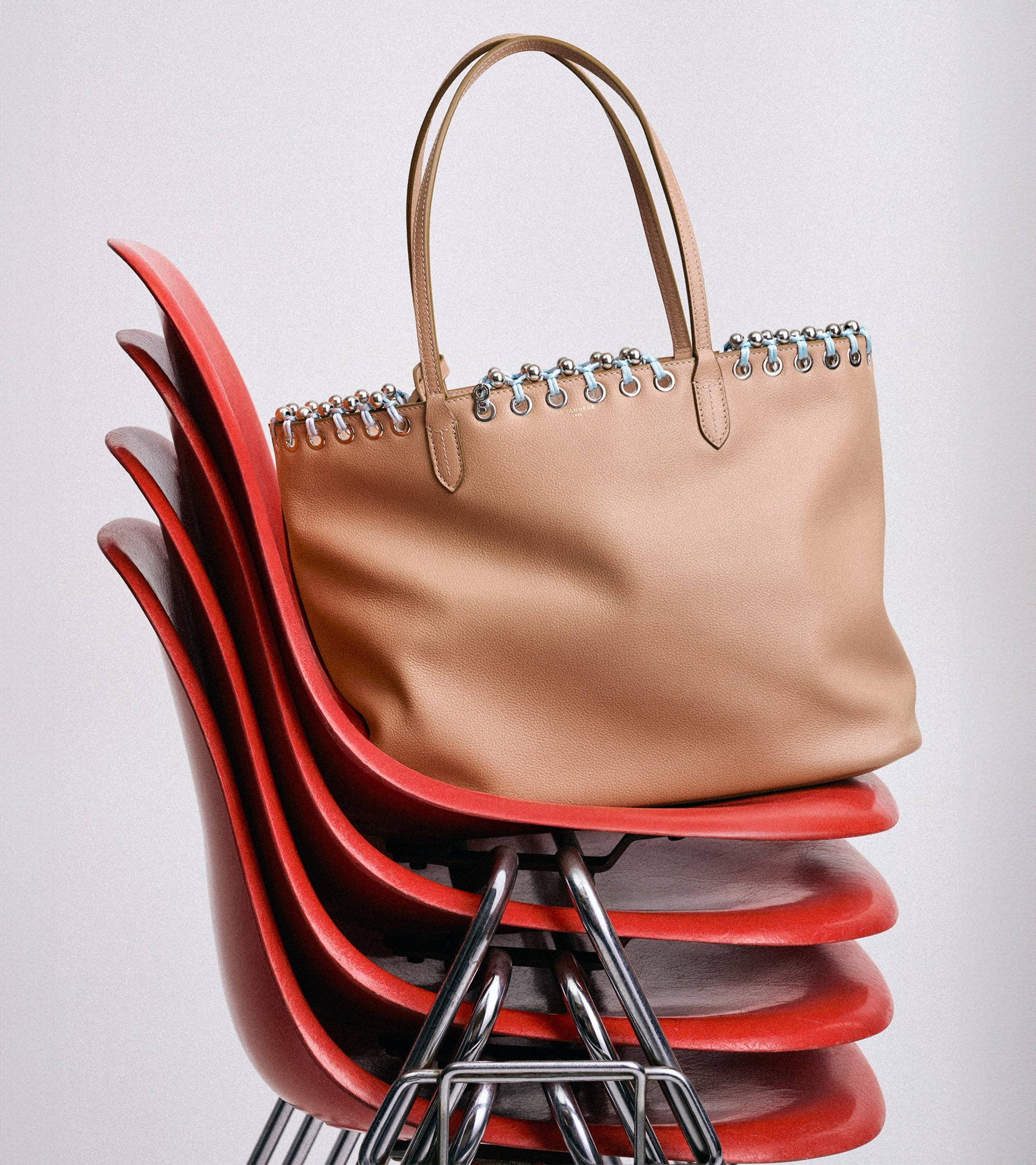 Le Tanneur x Kitesy Martin Studio グレインレザー トートバッグ