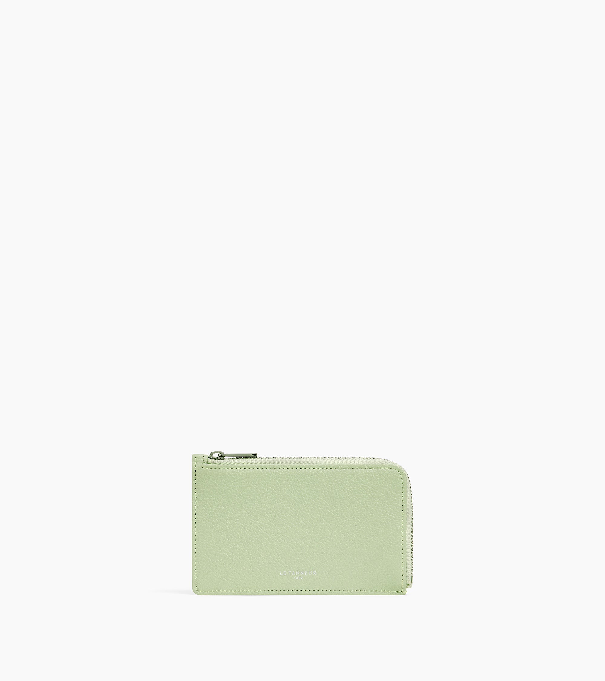 Emilie グレインレザー ファスナー付き カードケース