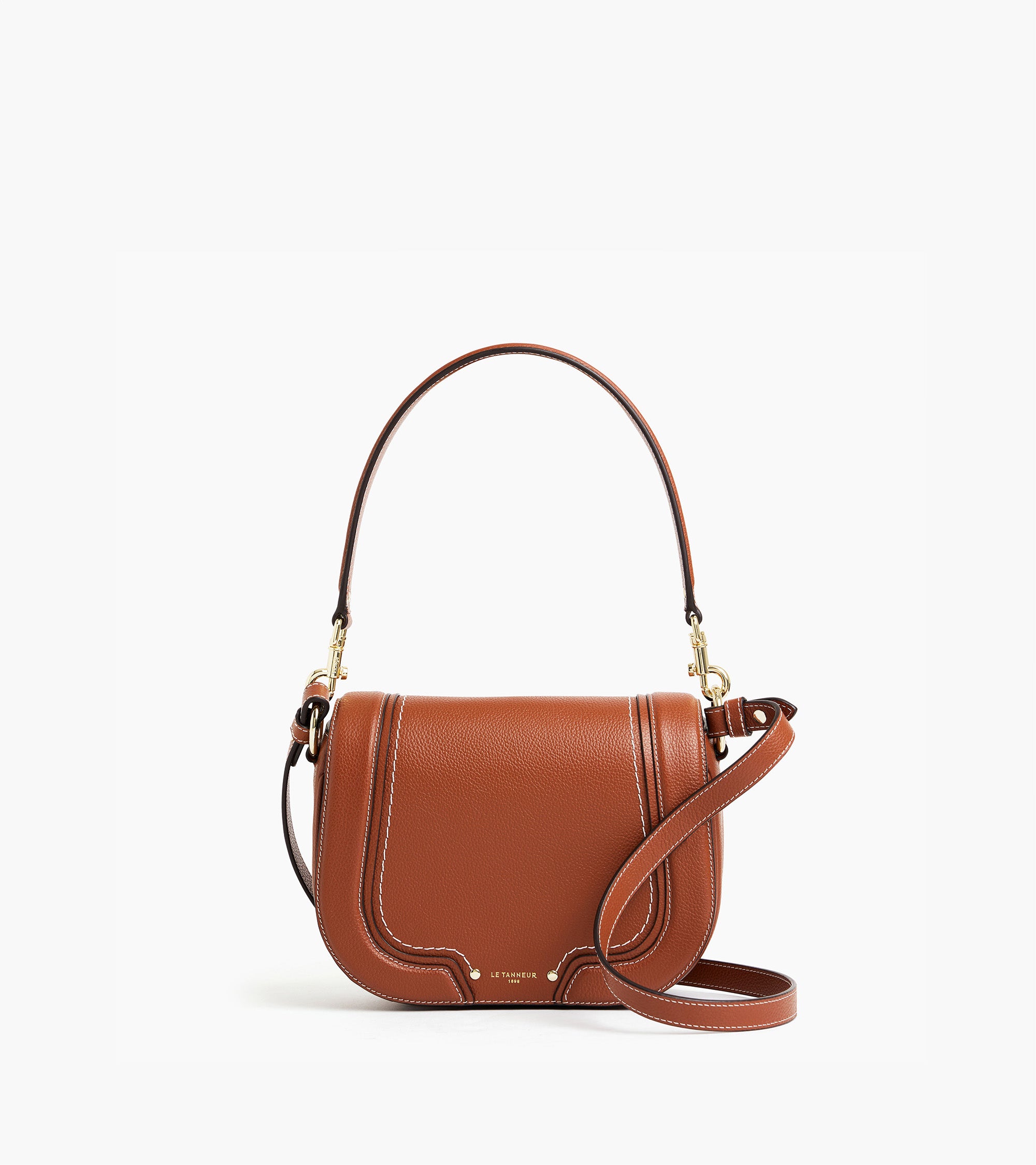 Ella グレインレザー ミディアム ショルダーバッグ