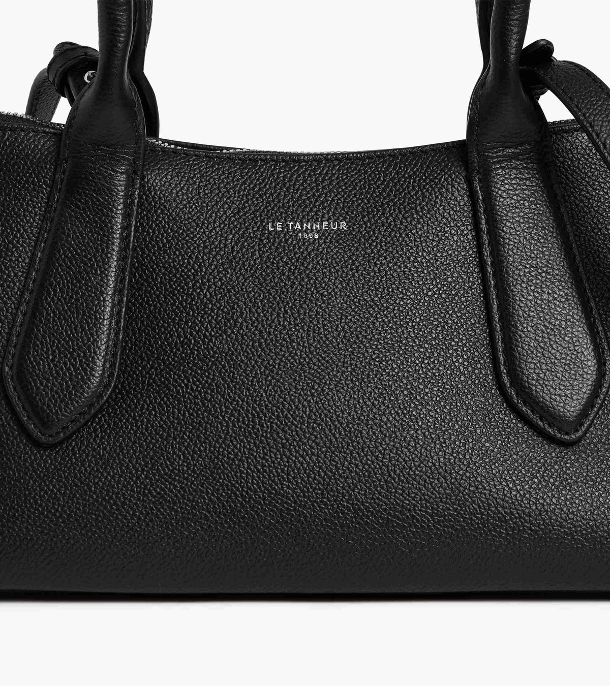 Apolline bowling bag in grained leather
