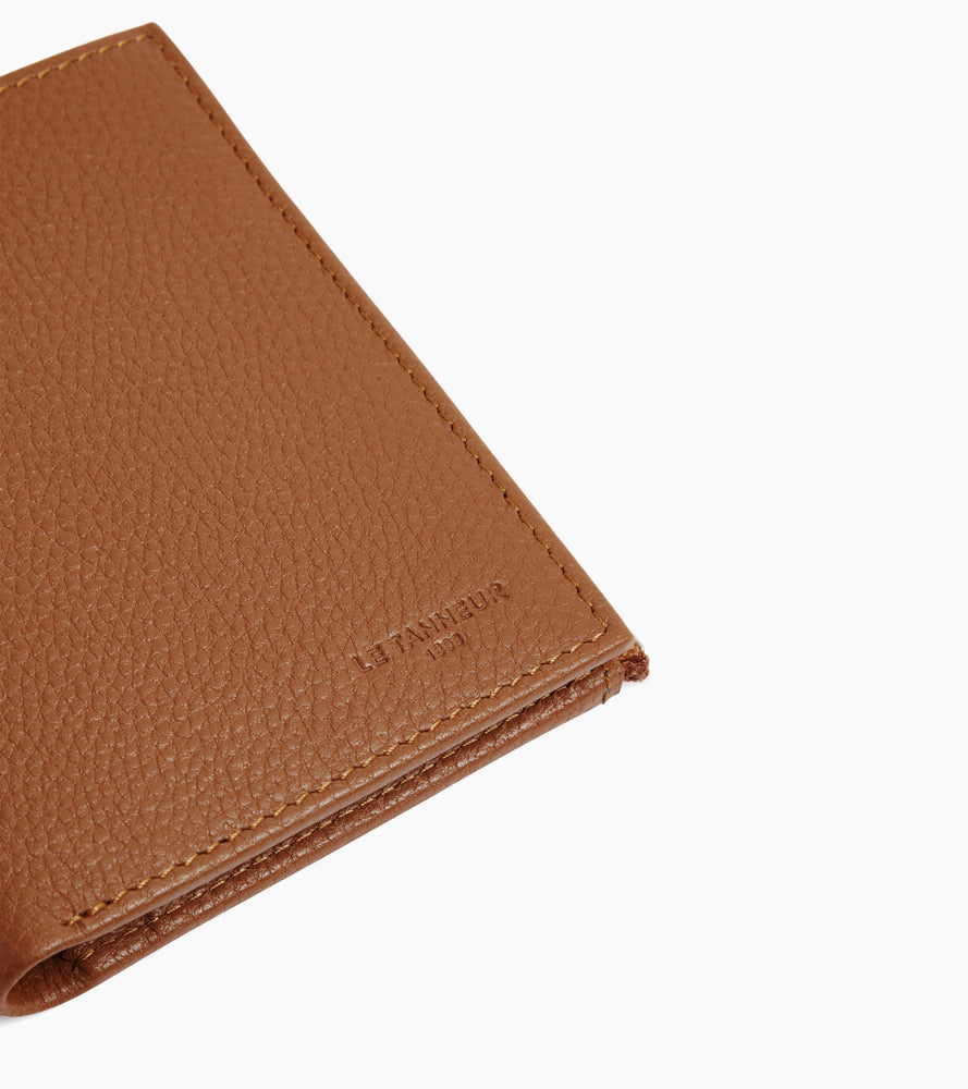 Charles グレインレザー ファスナー付き ミディアム 財布