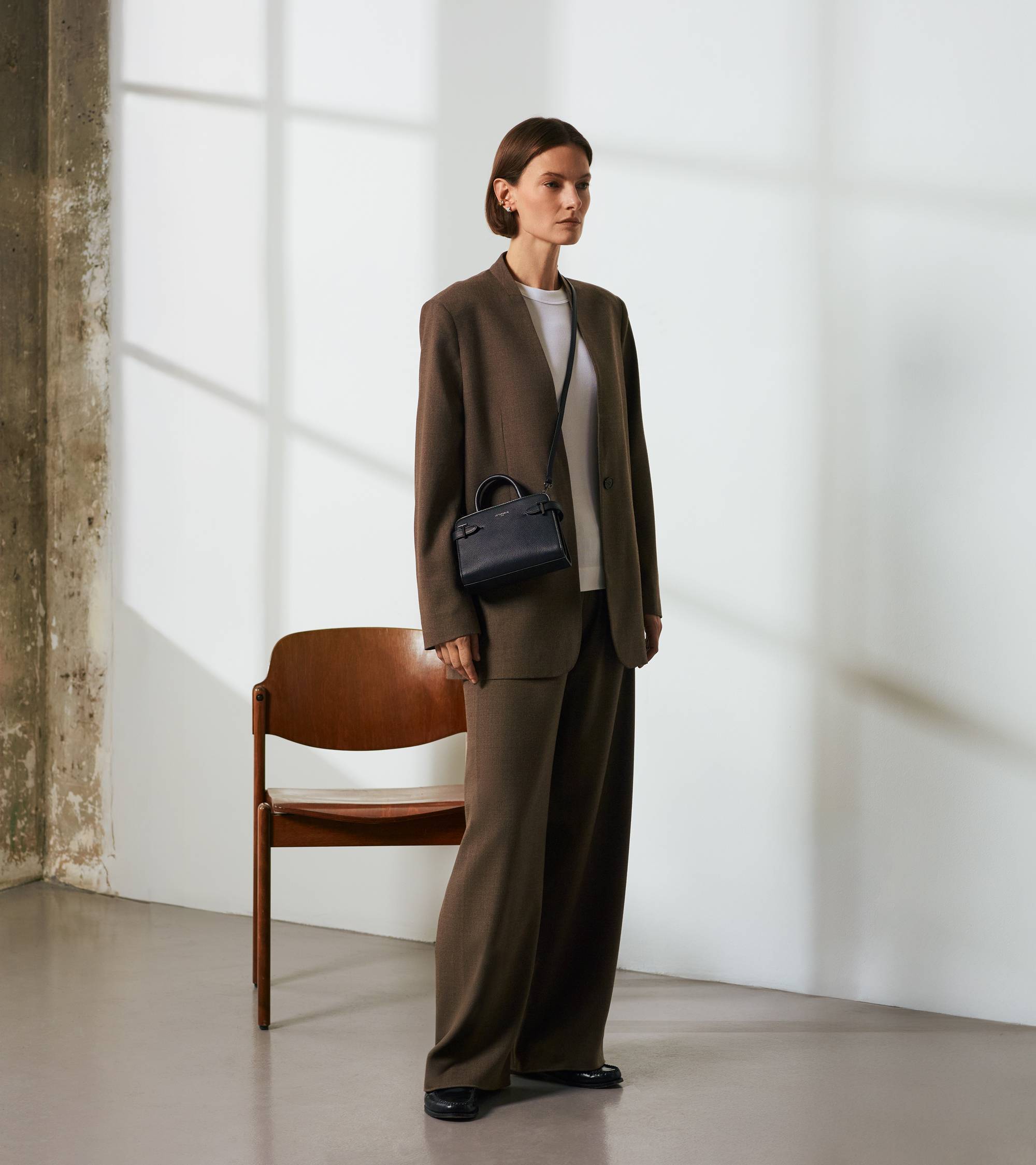 Mini sac à main Emilie en cuir grainé