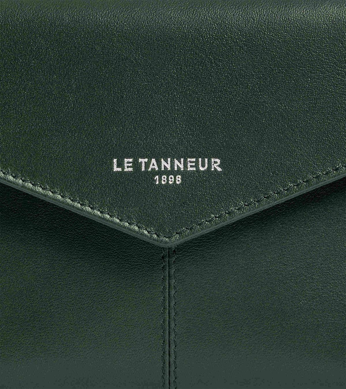 Paulette medium clutch envelope in smooth leather