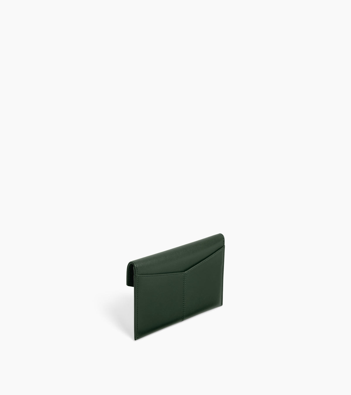 Paulette medium clutch envelope in smooth leather