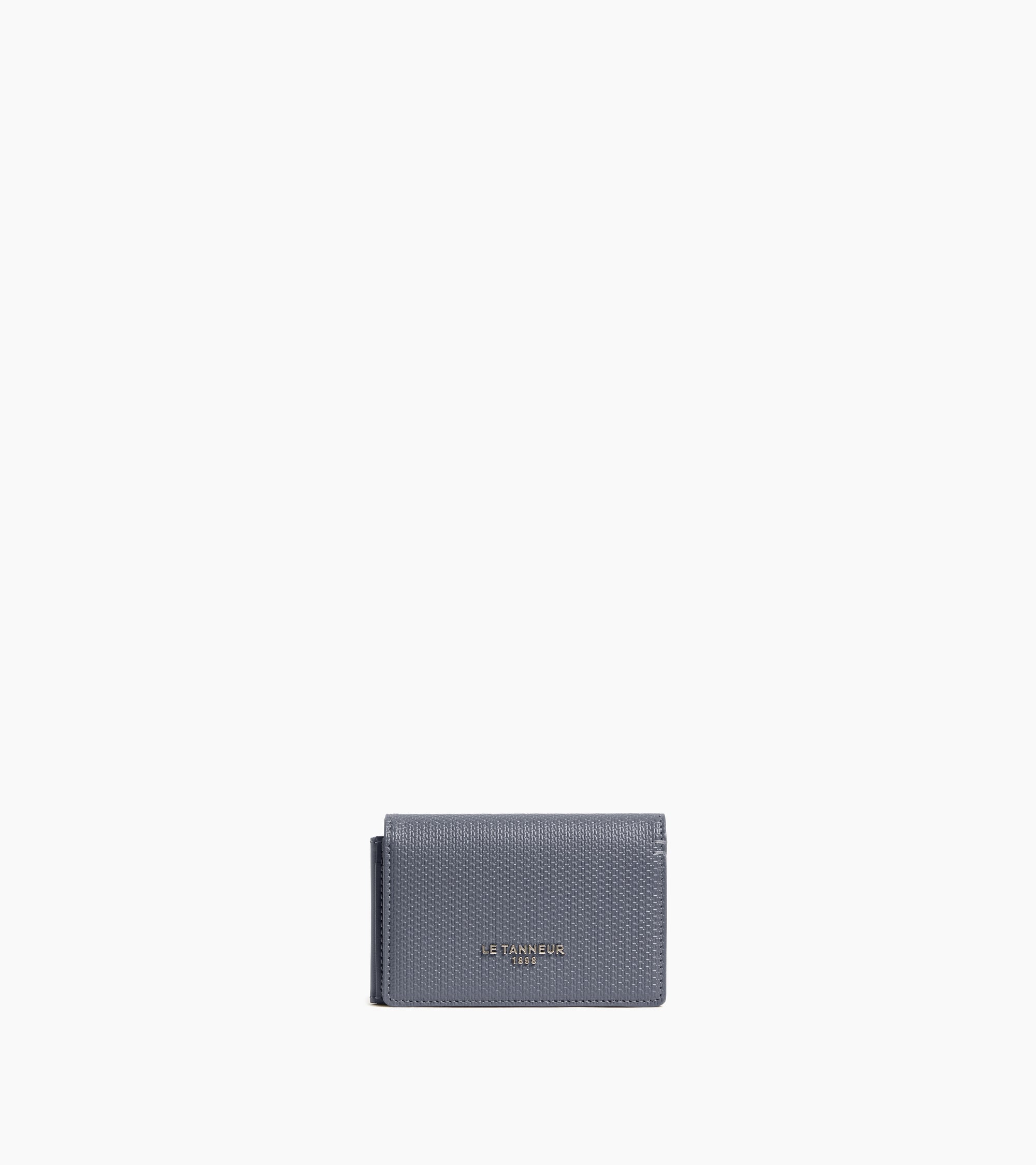 Lucien T シグネチャーレザー 横型 二つ折り カードケース