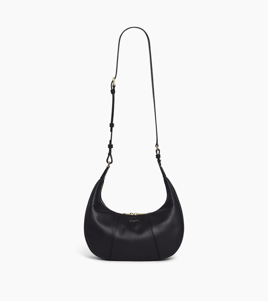 Petit sac hobo Juliette en cuir grainé