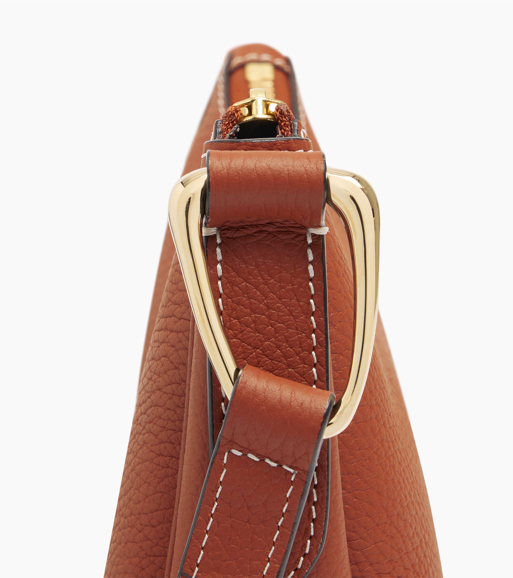 Pequeño bolso bandolera Madeleine en cuero de ternera texturizado