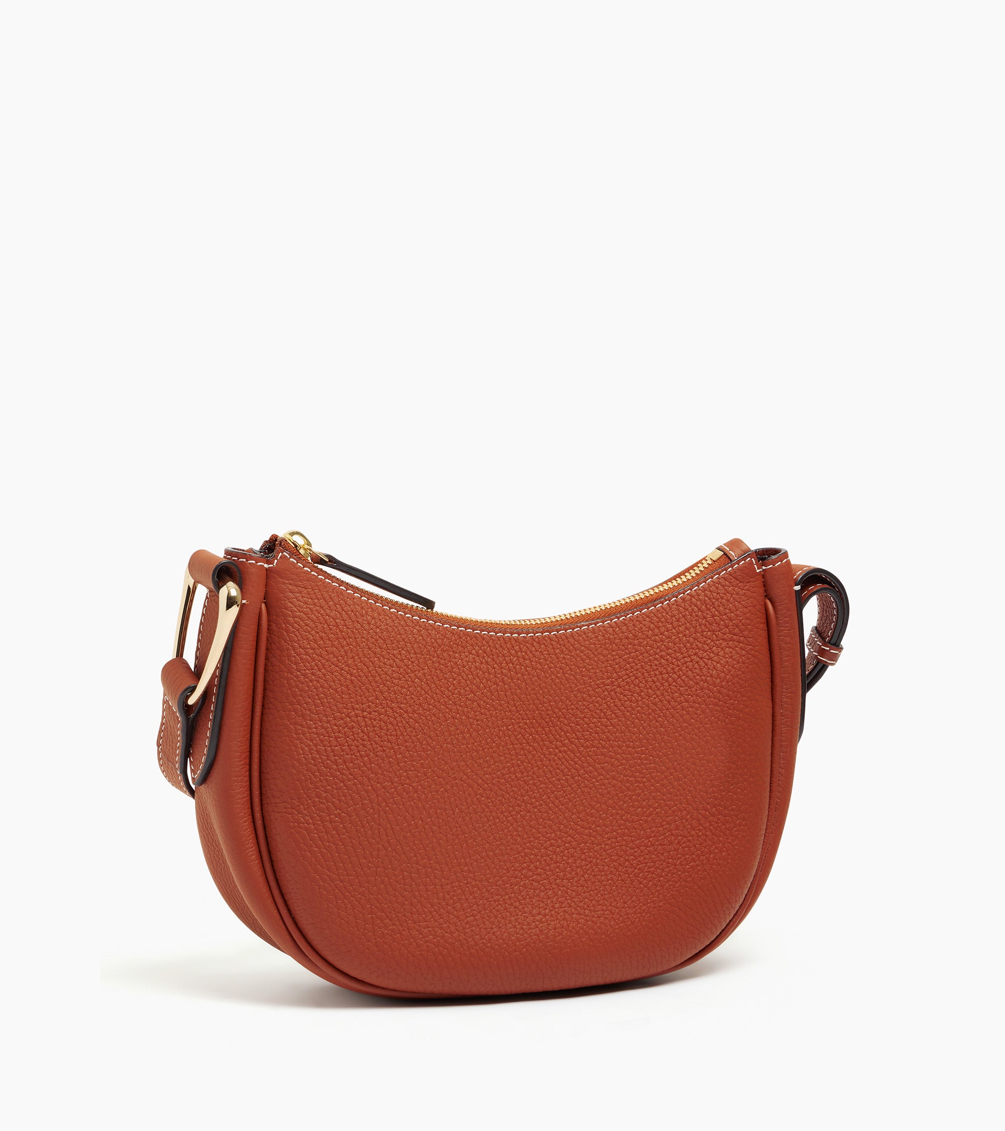Pequeño bolso bandolera Madeleine en cuero de ternera texturizado