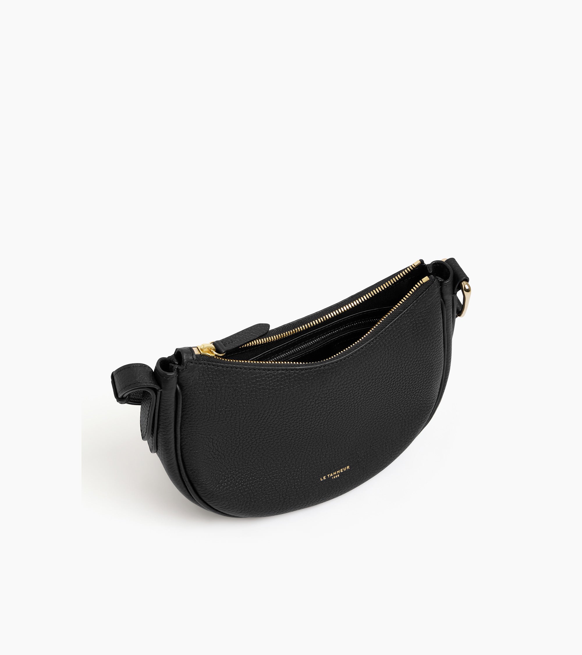 Pequeño bolso bandolera Madeleine en cuero de ternera texturizado