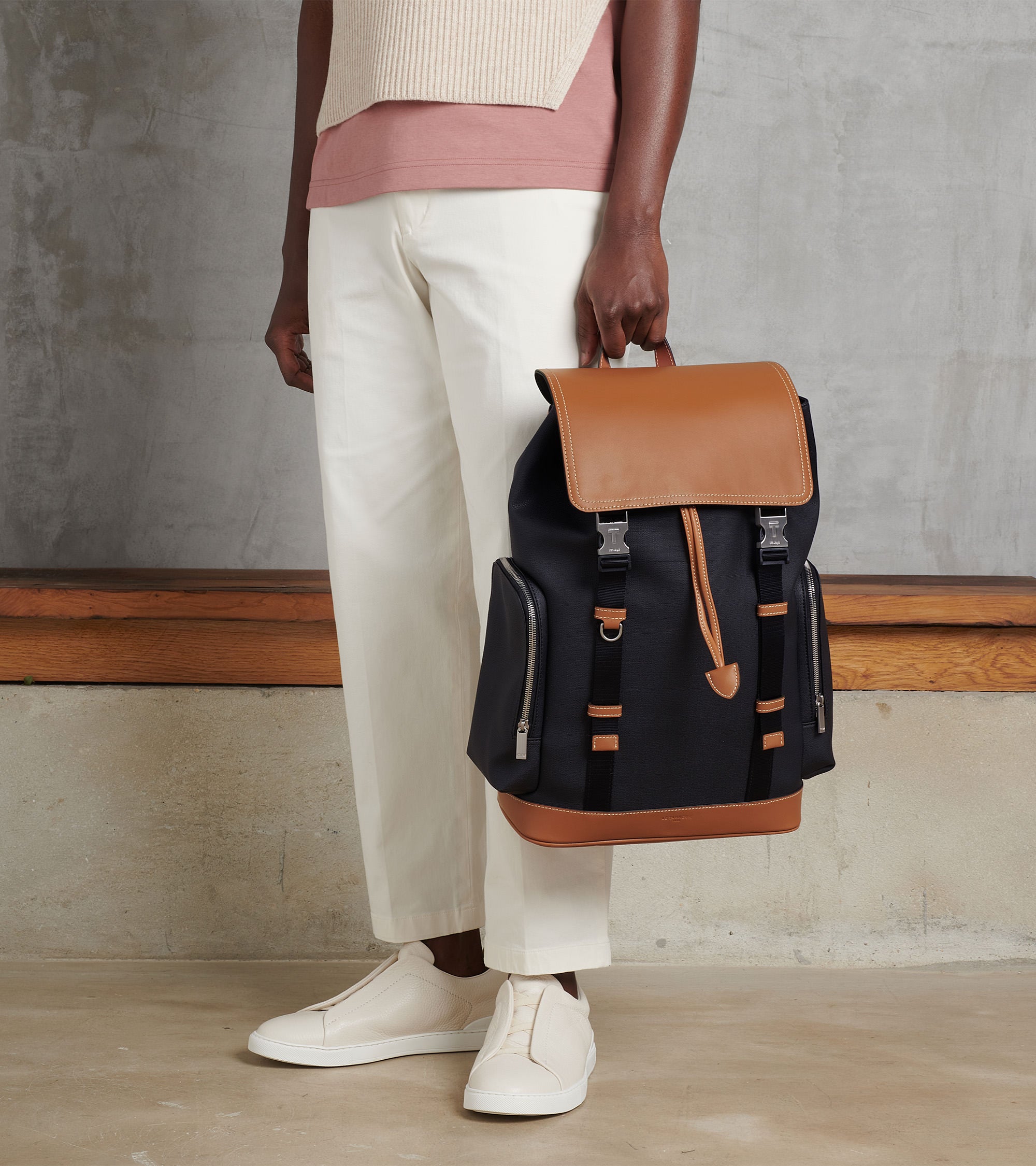 Rucksack Maurice aus beschichtetem Canvas