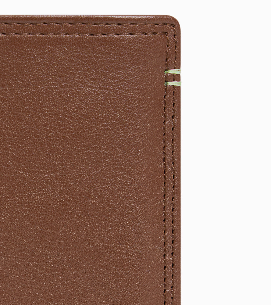 Martin large wallet with zipped pocket and 2 shutters in smooth leather