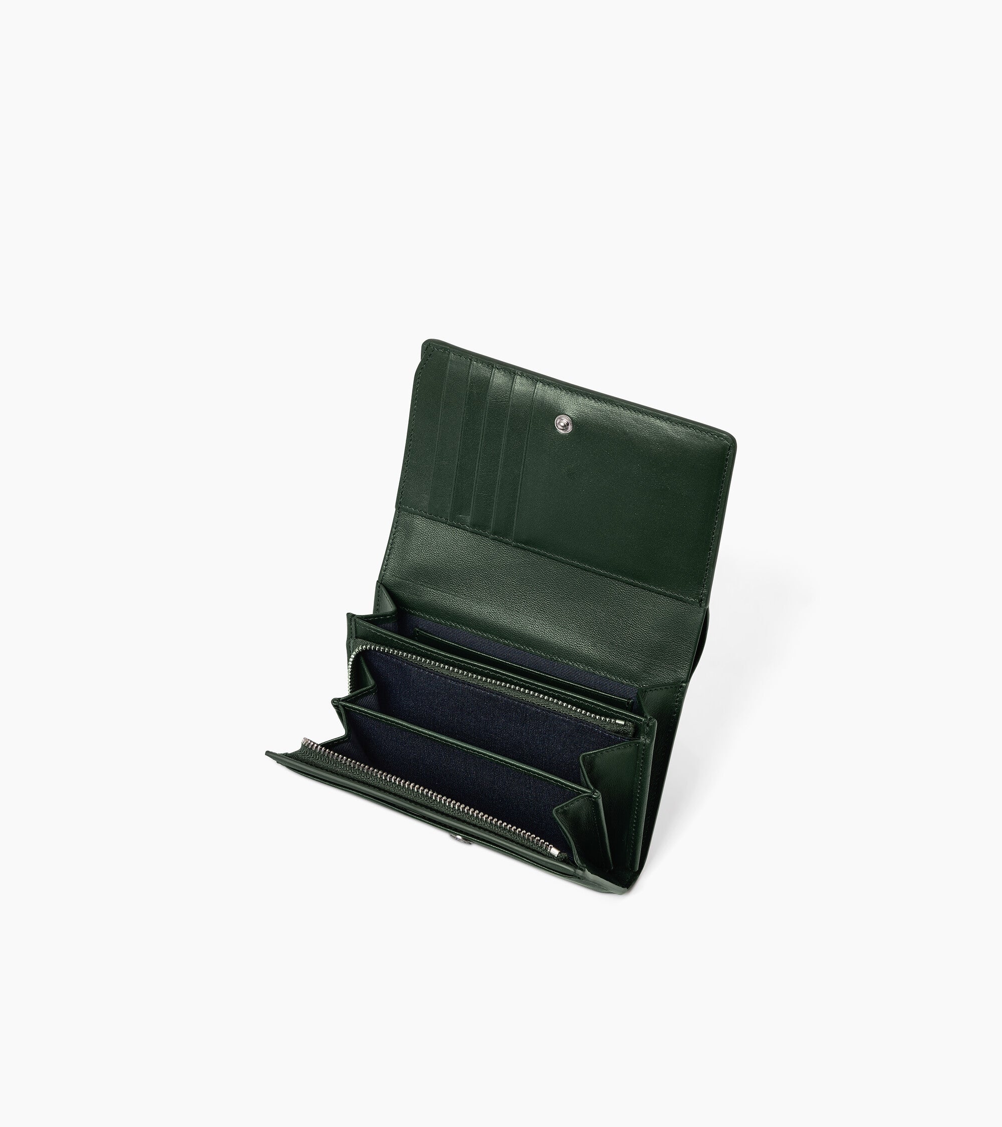 Louison スムースレザー ミディアム フラップ付き 財布